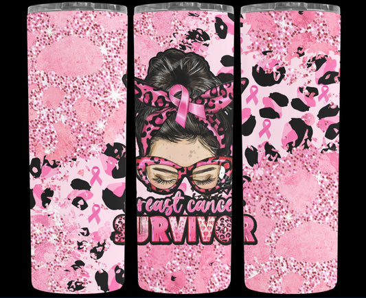 Breast Cancer Survivor Tumbler