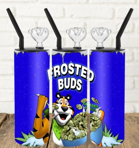 Frosted Buds Bong