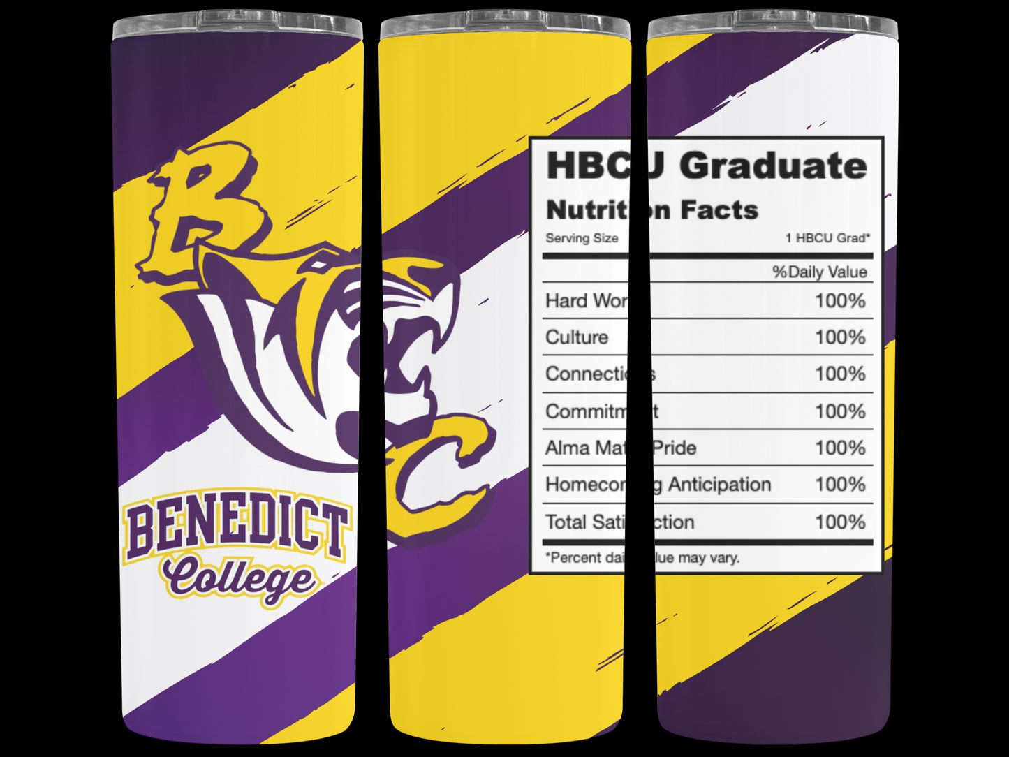 Benedict HBCU GRADUATE tumbler