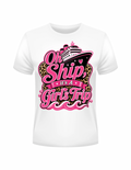 “Oh, Ship It’s a Girl’s Trip” PINK AND LEOPARD TEE
