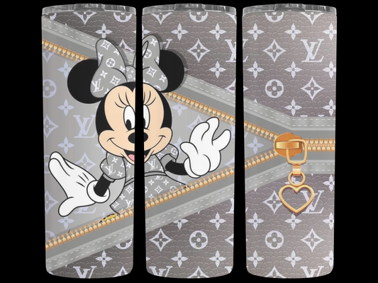 Minnie LV Tumbler Gray